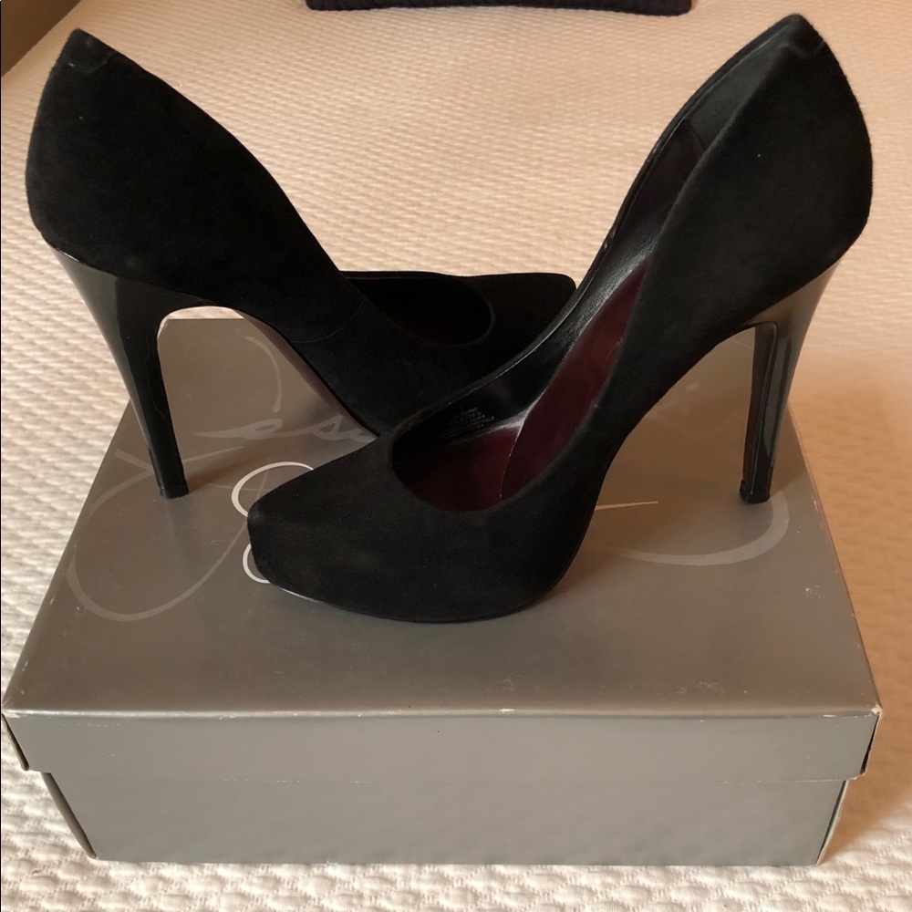 JESSICA SIMPSON RED SOLE HEELS